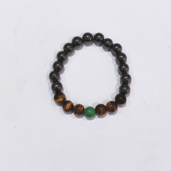 ‘Academic Armour’ Student Bracelet – Hematite, Tiger’s Eye, Aventurine