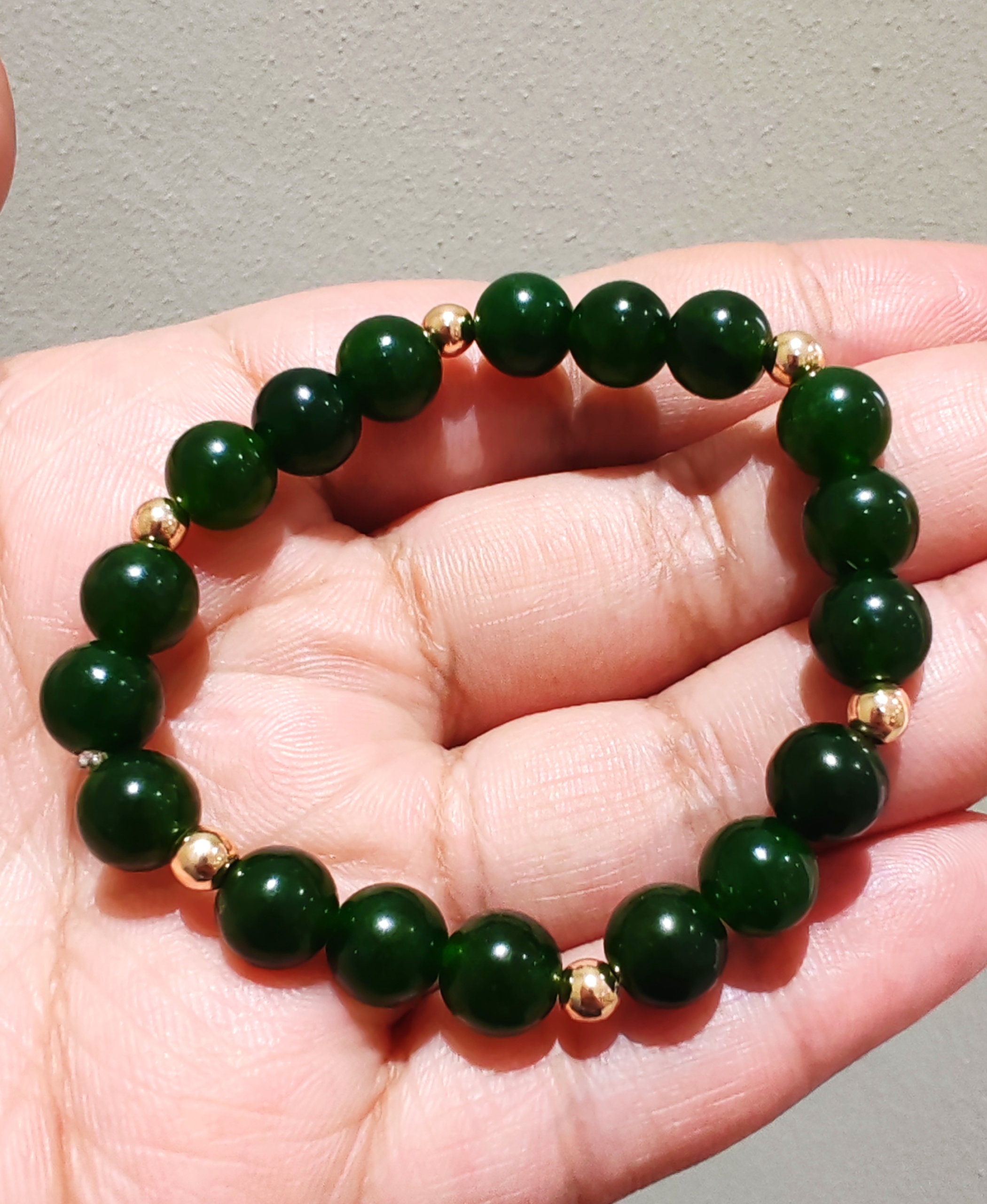 'Emperor's Fortune' Wealth and Prosperity Combo - Green Jade, Feng Shui Coins - Image 2