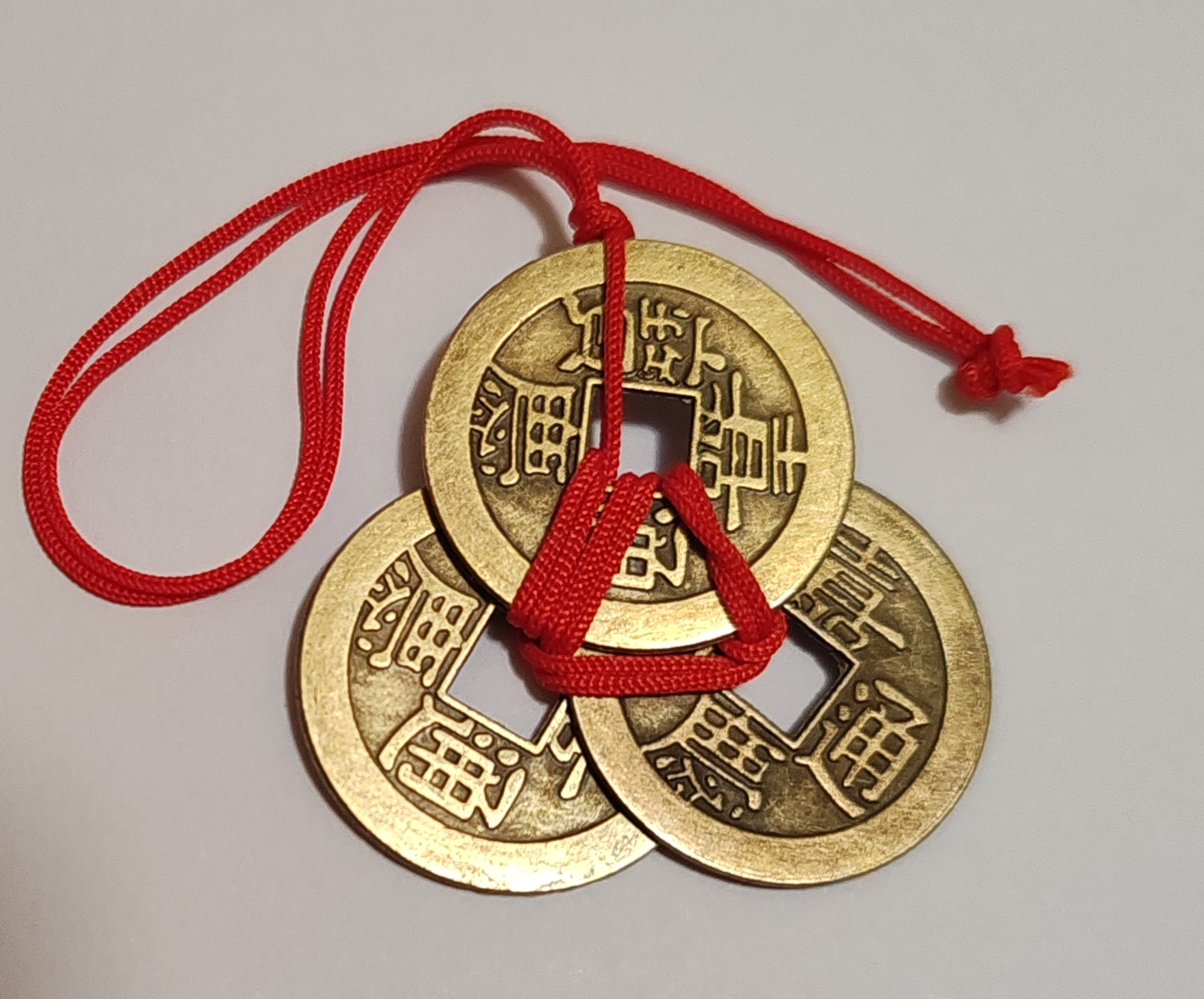 'Emperor's Fortune' Wealth and Prosperity Combo - Green Jade, Feng Shui Coins - Image 3