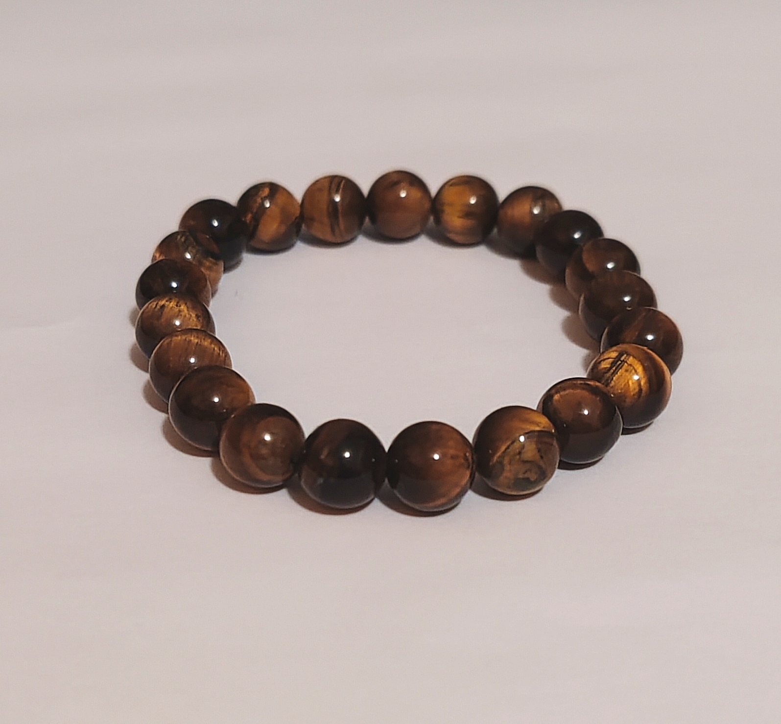 Tiger's Eye 8mm bracelet for confidence, courage, and protection